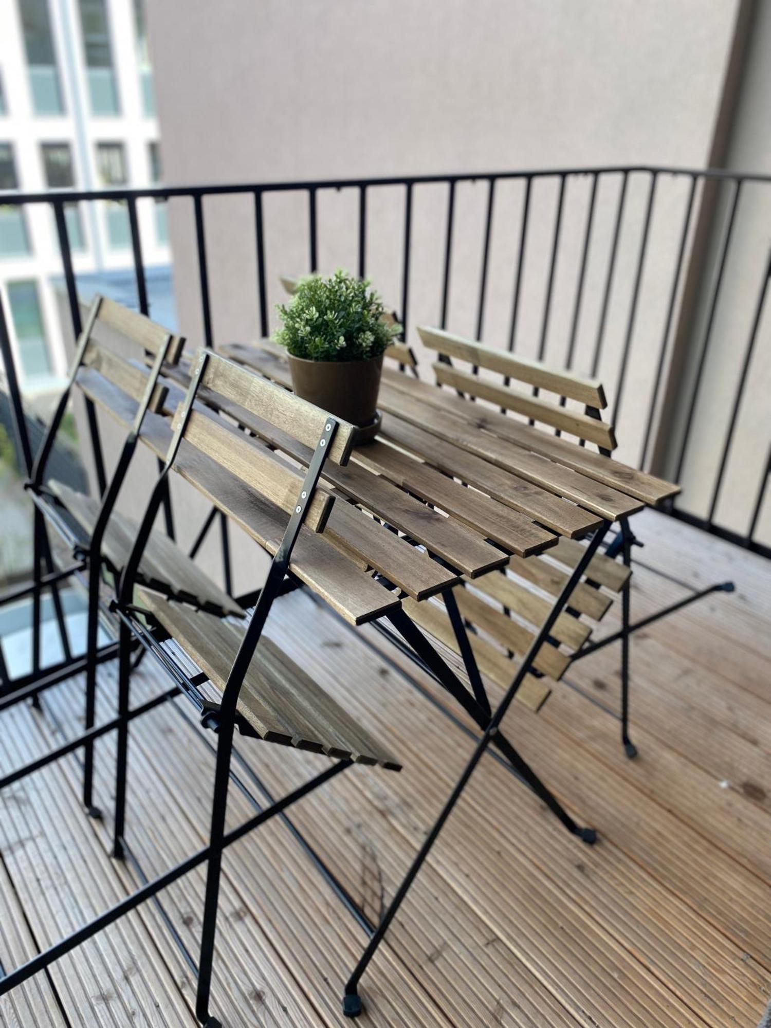 Eiwelhome - Stilvoll, Urban-Ruhig Schlafen, Bahnhofsnah, Balkon Эрфурт Экстерьер фото